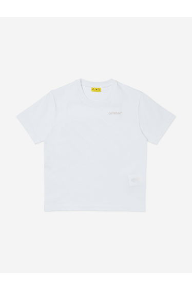 Off-White Girls Scribble Diag T-Shirt in White