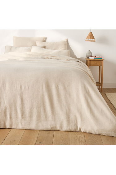 Marnie Plain Pillowcase in Washed Cotton/Linen