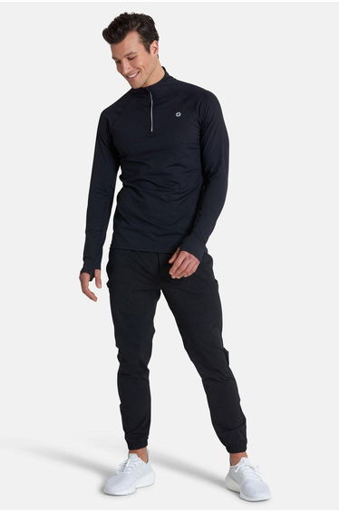 Relentless 1/4 Zip Black - black