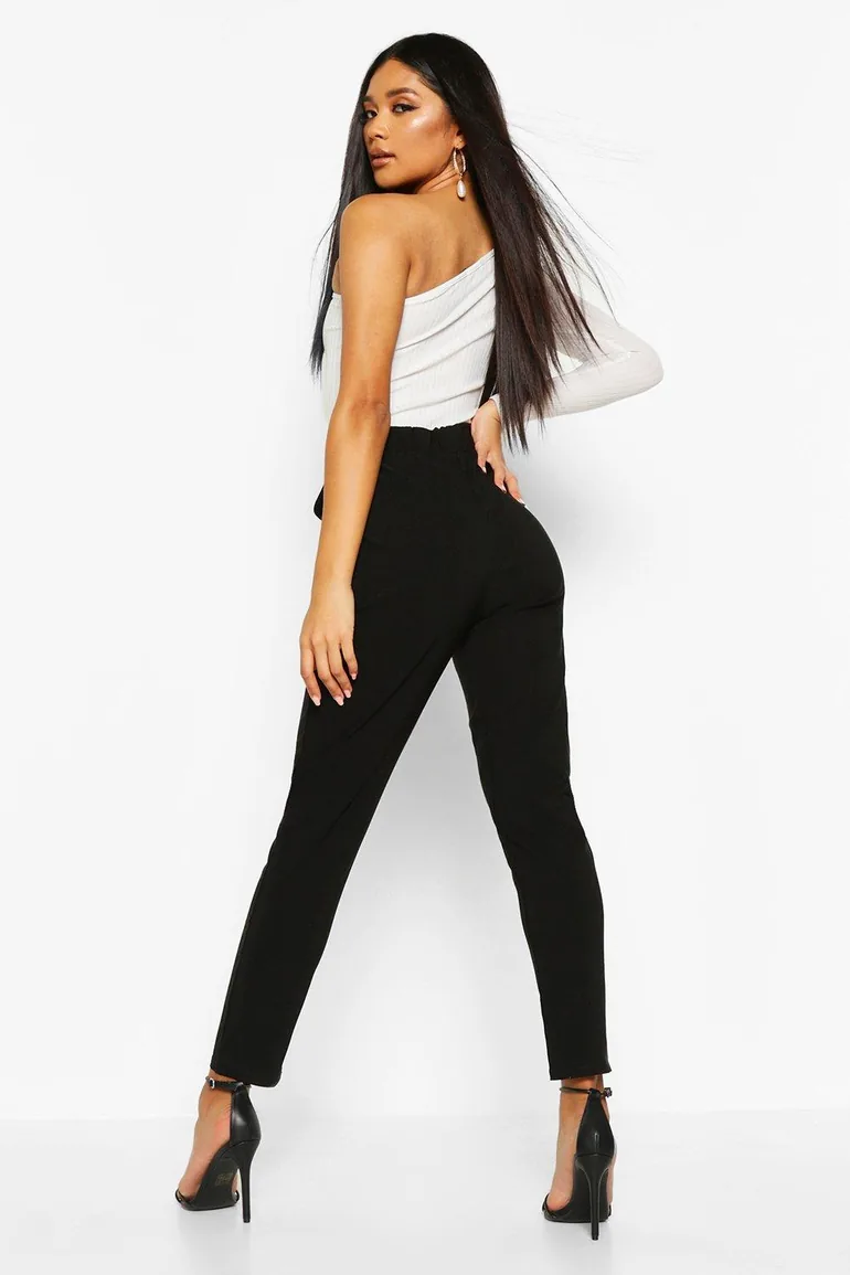 Stretch Tapered Trouser - navy - 1
