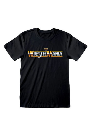 WWE Unisex Adult Wrestlemania T-Shirt - Black