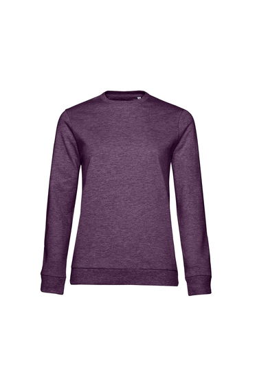 B&C Womens/Ladies Set-in Sweatshirt - Purple Heather