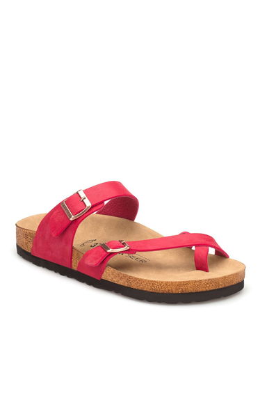DS Olivia Women's Red Slippers