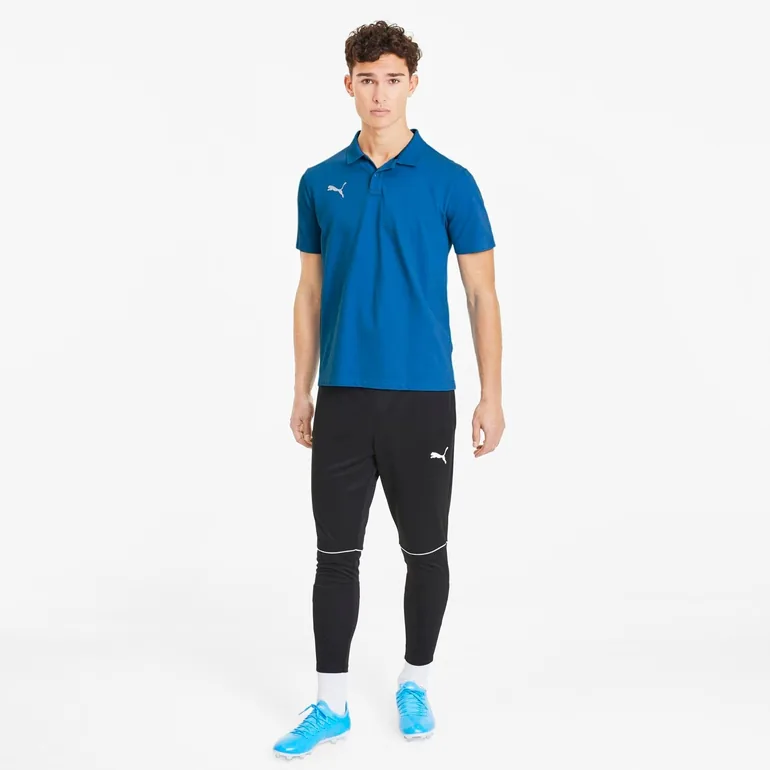 Men's Puma TeamGOAL 23 Casuals Polo Shirt in Blue