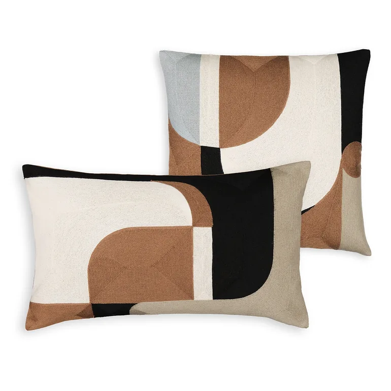Egia Graphic 40 x 40cm 100% Cotton Cushion Cover - 3
