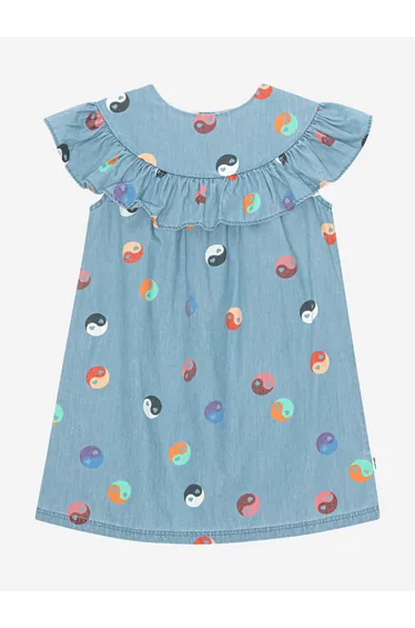 فستان مولو أزرق