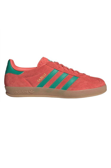 Adidas Mens Gazelle Leather Trainers - Scarlet