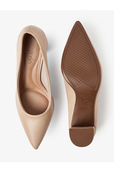 Embellished Pointed Toe Block Heel Shoes