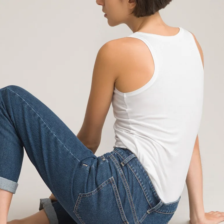 Organic Cotton Vest Top with Racerback - 3