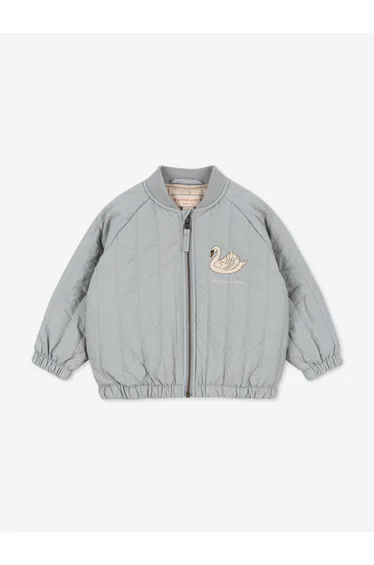 Konges Sløjd Girls Juno Bomber Jacket in Grey