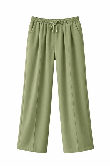 MIXRAY Basic Wide Leg Pants