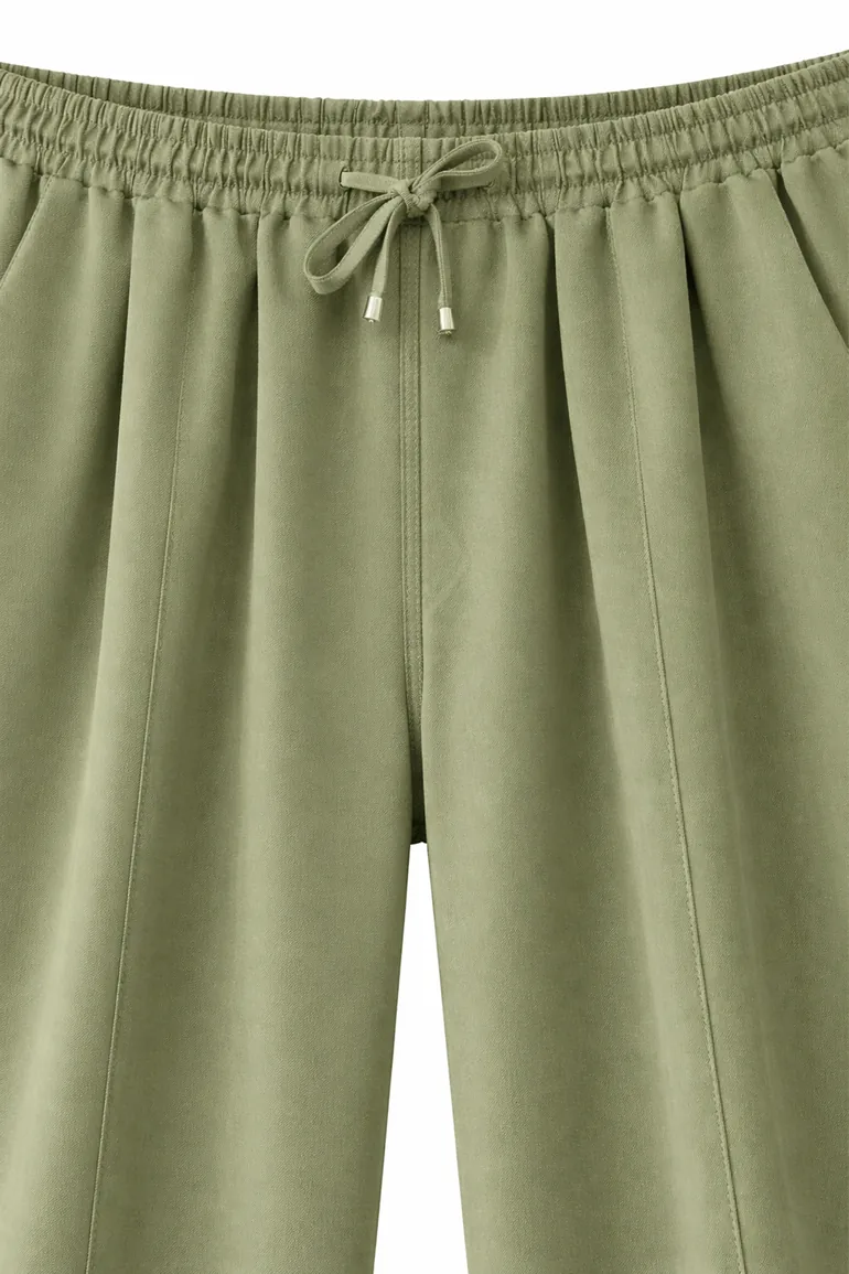 MIXRAY Basic Wide Leg Pants - 1