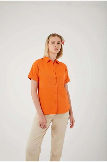 Mixray Slim Fit Poplin Shirt with Pocket