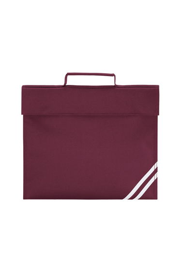 Quadra Classic Book Bag - 5 Litres (Pack of 2) - Burgundy