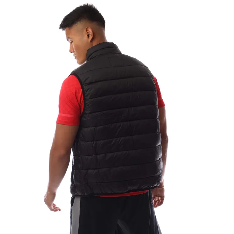 Men's Jack and Jones Wilson Body Warmer Gilet in Black - 2