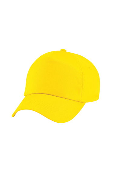 Beechfield Childrens/Kids Original 5 Panel Cap - Yellow