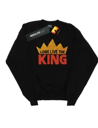 Disney Girls The Lion King Movie Long Live The King Sweatshirt - Black