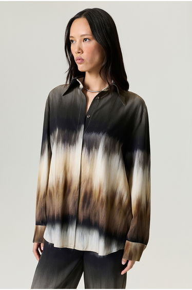 Tie-Dye Patterned Shirt