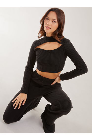 Soft Brushed Letterbox Long Sleeve Top