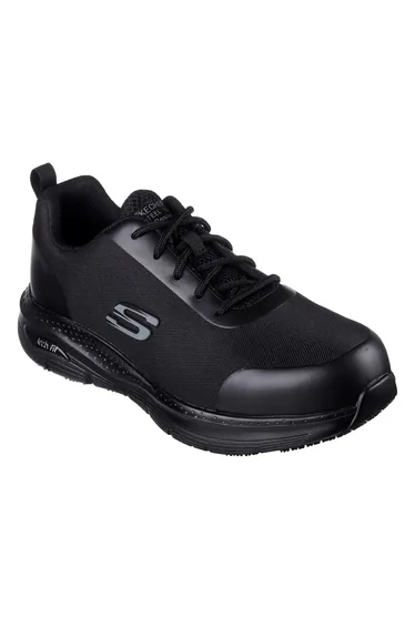Skechers Mens Steel Toe Cap Safety Shoes - Black