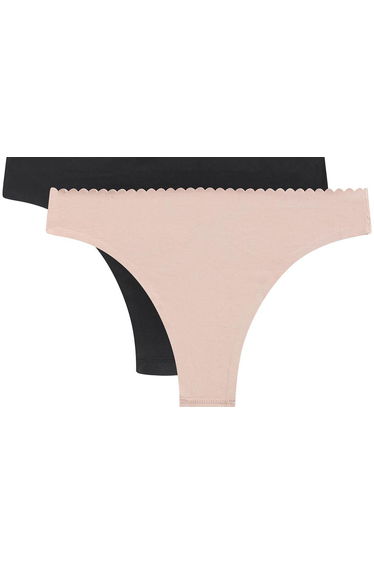 Pack of 2 Body Touch Micro Tangas in Cotton