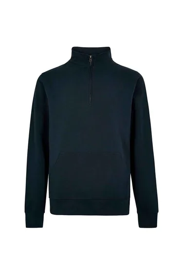 Kustom Kit Unisex Adult Pique Quarter Zip Sweatshirt - Navy