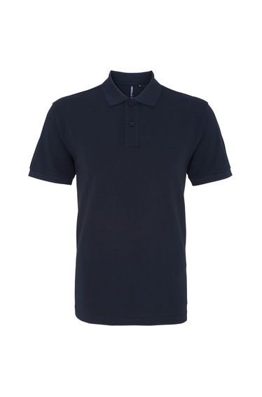 Asquith & Fox Mens Plain Short Sleeve Polo Shirt - French Navy