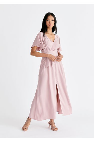 Maxi Waist Tie Dress