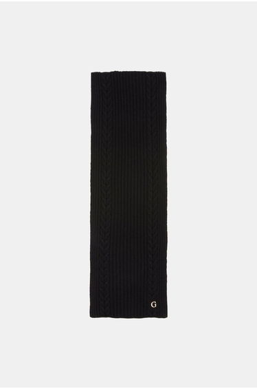 Knitted Scarf Black