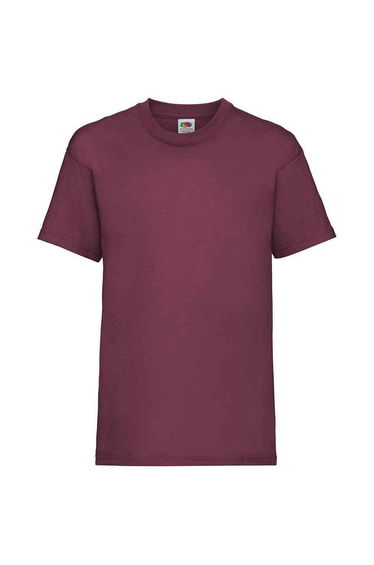 Fruit of the Loom Childrens/Kids Valueweight T-Shirt - Burgundy
