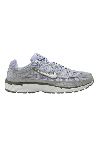 Nike Womens/Ladies P-6000 Leather Chunky Sole Trainers - Ghost