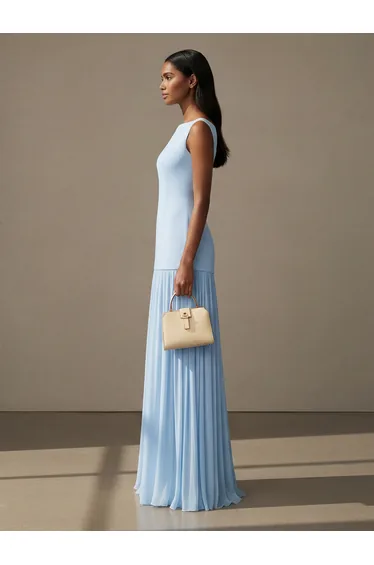 sachin and babi light blue dress Alex Evenings Crinkle Taffeta Gown Emerald Green / 6 main image 0