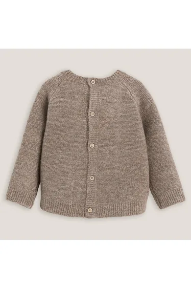 كنزة/سويتر محبوك لون بني