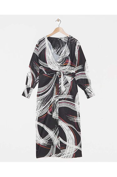 Joanna Hope Jacquard Wrap Dress