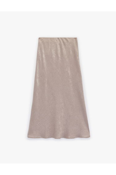 Textured Satin Skirt