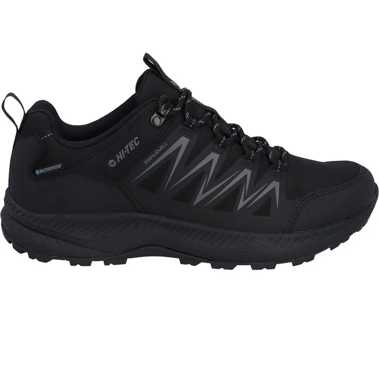 Hi-Tec Mens Stealth Trail Low Trainers - Black/Dark Grey - 3