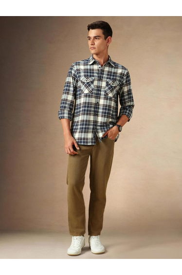 Plaid Flannel Long Sleeves Shirt
