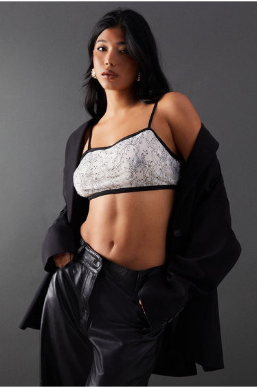 Lace Square Neck Bralette