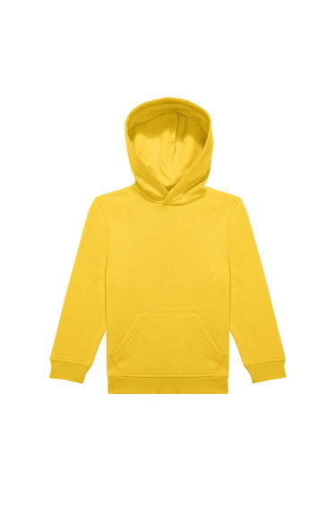 B&C Childrens/Kids ID.333 Hoodie - Pop Yellow