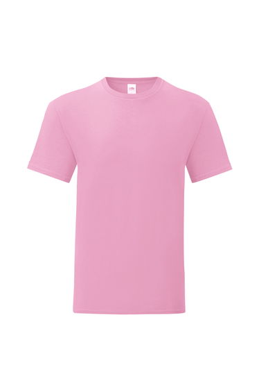 Fruit Of The Loom Mens Iconic T-Shirt - Powder Rose