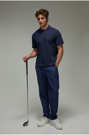 Active Straight Leg Golf Trouser - navy
