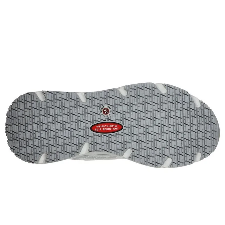 Skechers Womens/Ladies Max Cushioning Elite Sr Safety Shoes - White - 3