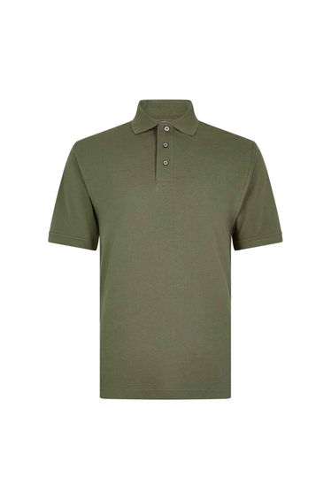 Kustom Kit Mens Klassic Cotton Superwash 60C Polo Shirt - Camo Green