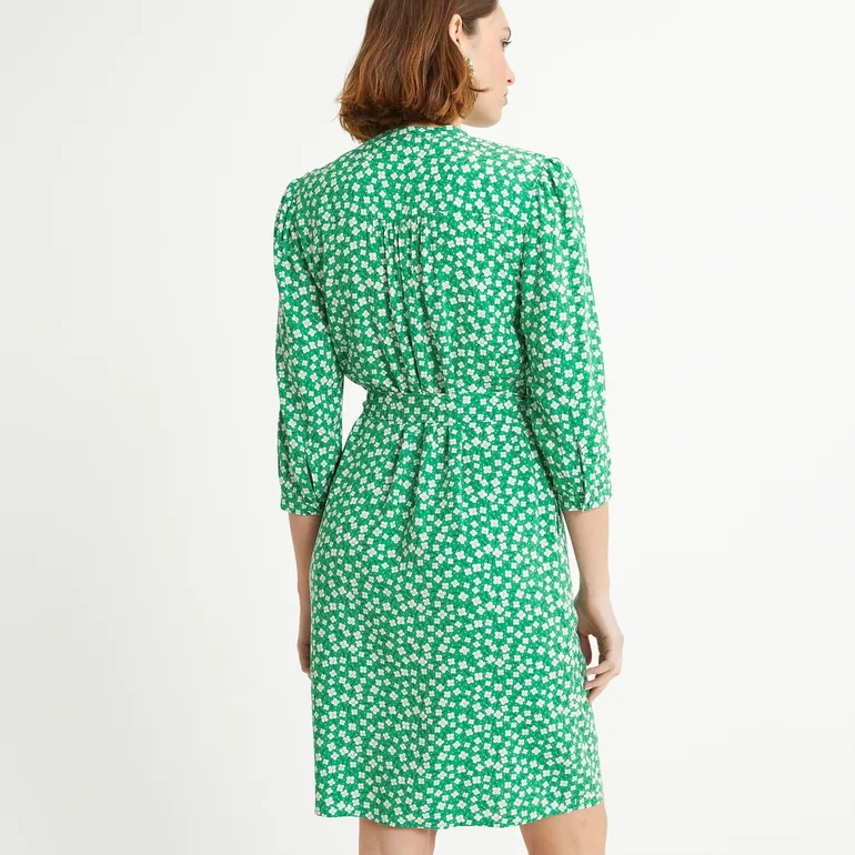 Floral Print Shift Dress - 3