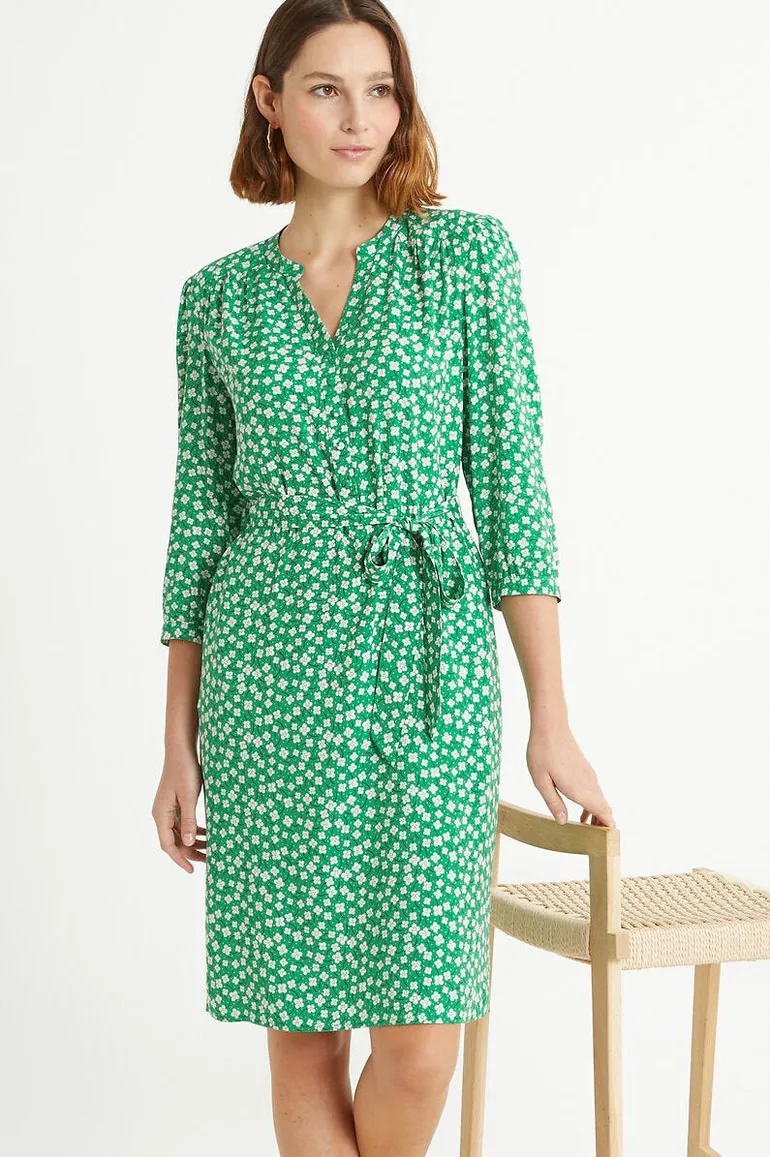 Floral Print Shift Dress