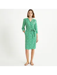 Floral Print Shift Dress - 1