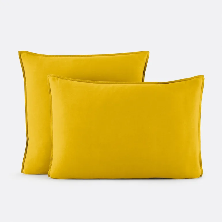 غطاء وسادة قطن سادة  - 3