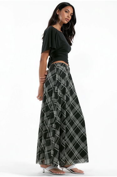 BDART Floral High Waist Maxi Skirt