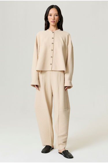 Cord Detailed Pants