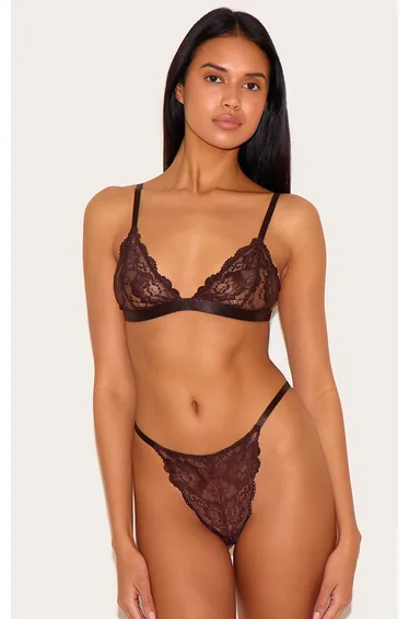 لانجري بريتي ليتل ثينق باللون البني